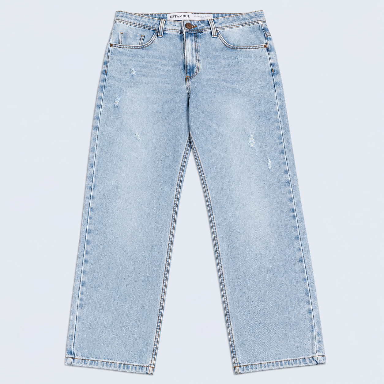 Jean hombre regular azul claro