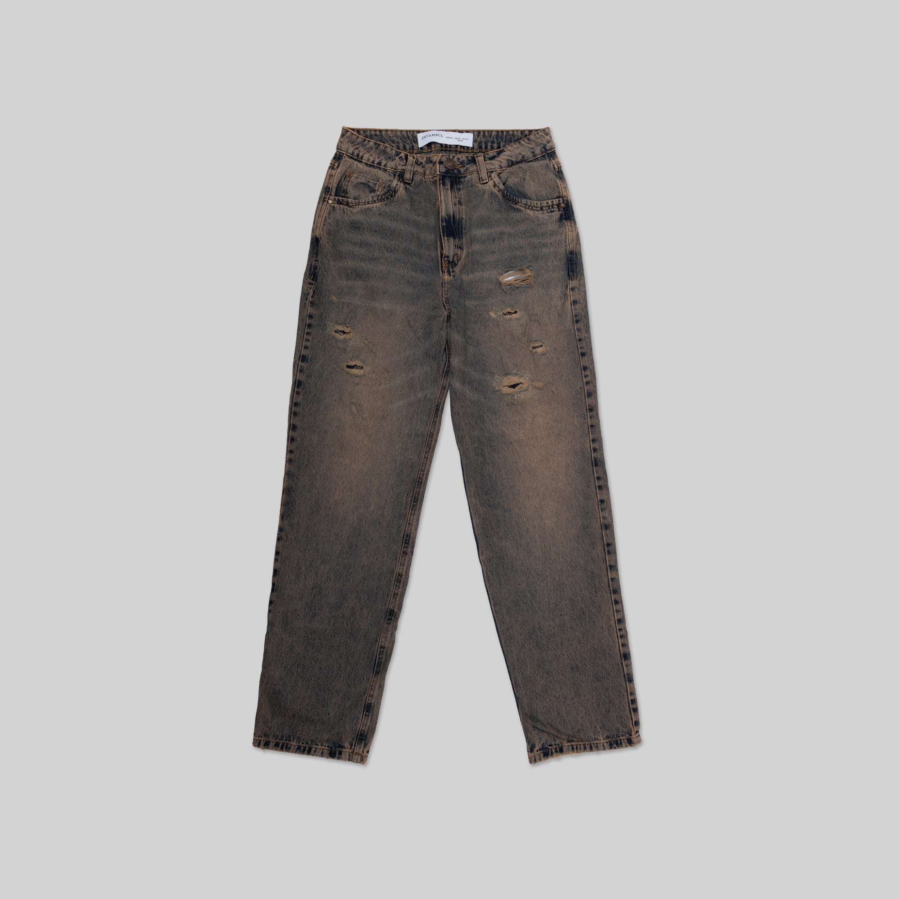 Jean hombre ancho matizado