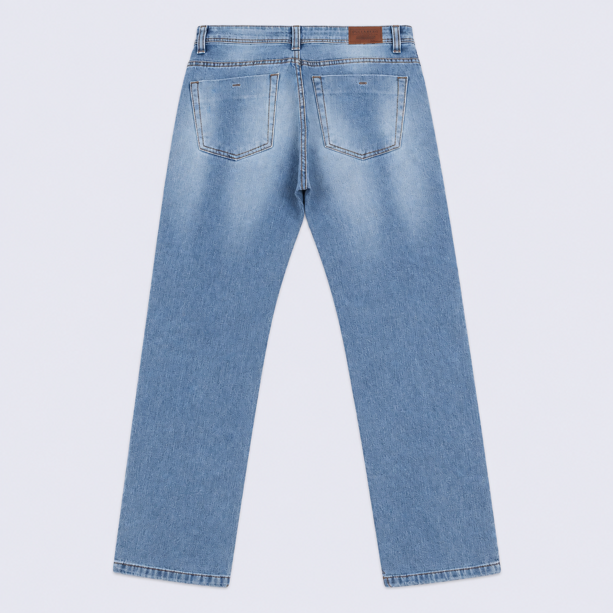 Jean hombre regular con tramas