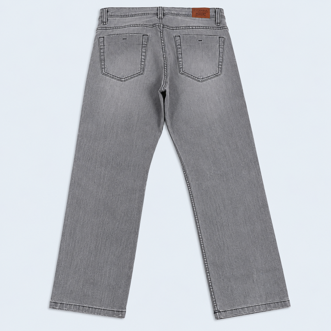 Jean hombre regular gris con rotos