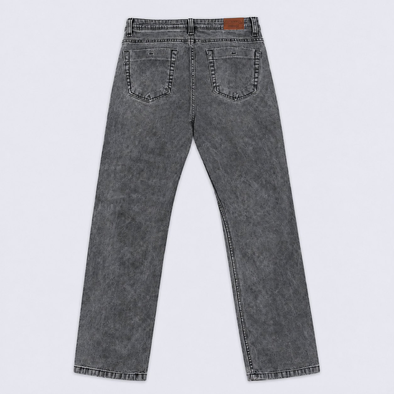 Jean hombre regular gris