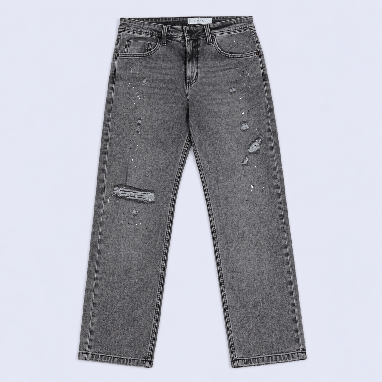 Jean hombre regular gris