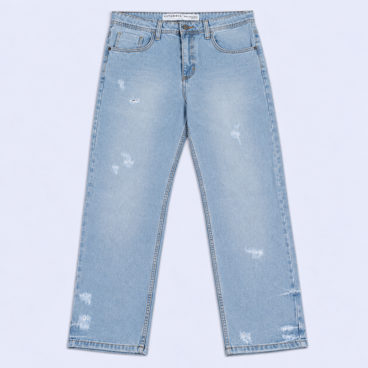 Jean hombre regular azul claro