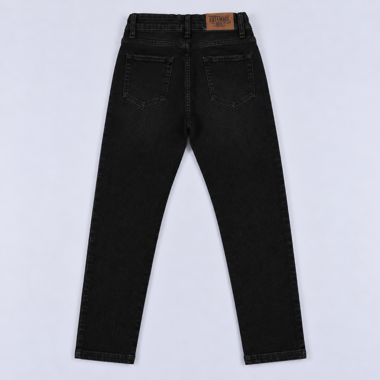 Jean niño skinny negro con rotos