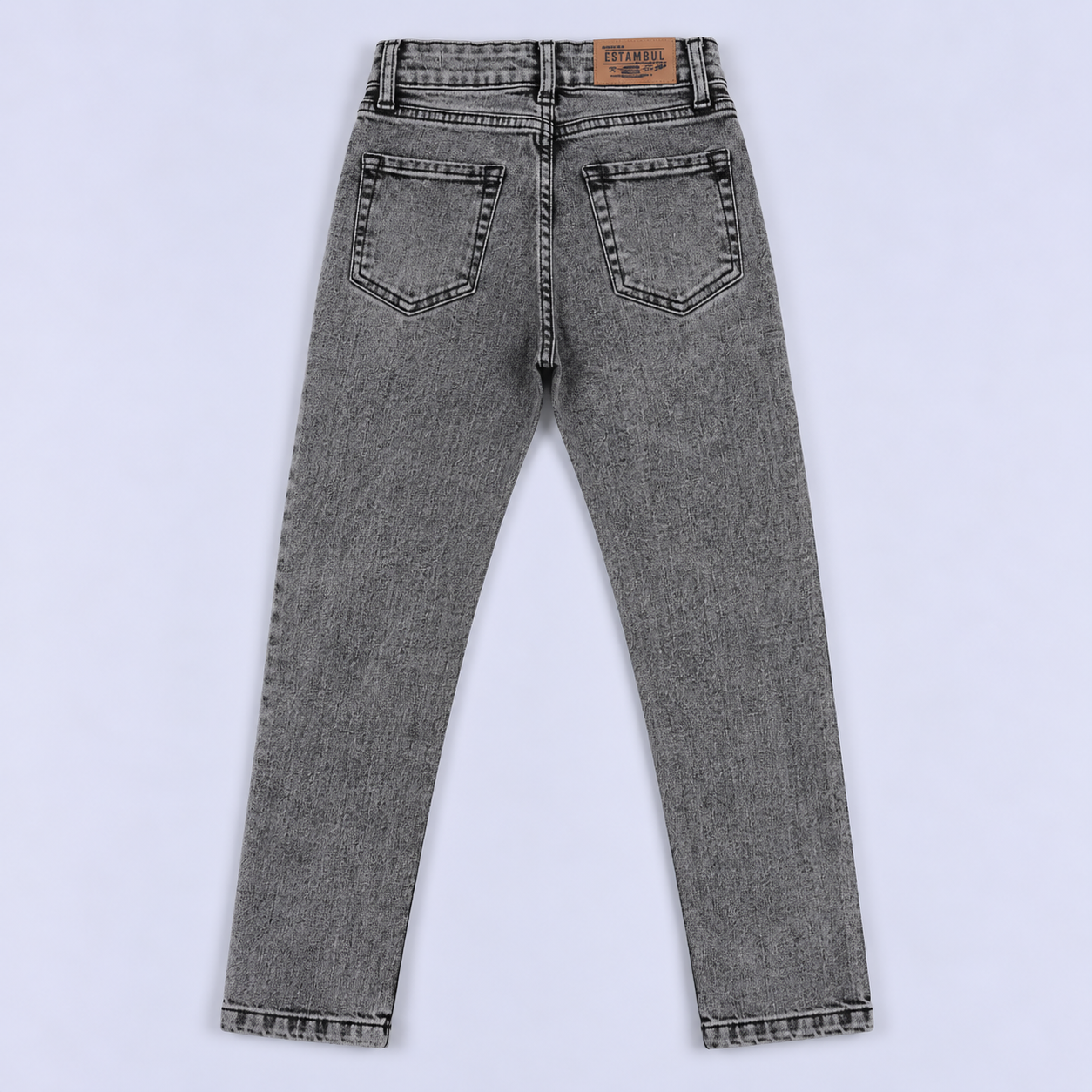 Jean niño skinny gris con clásico