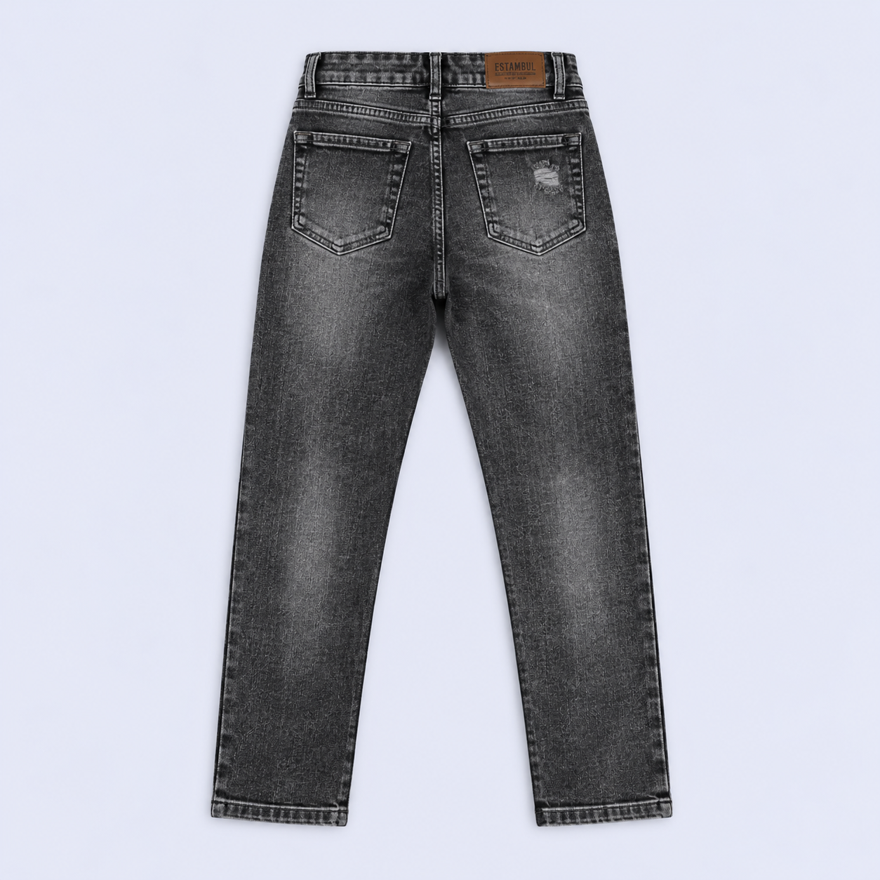 Jean niño skinny gris roto