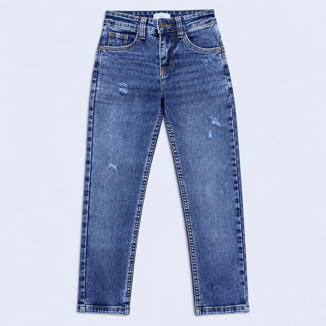 Jean niño skinny azul
