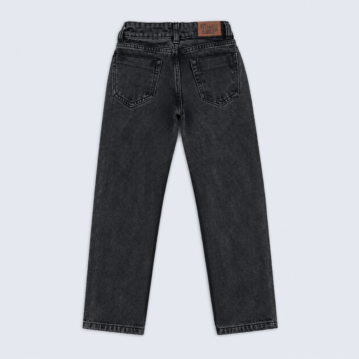 Jean niño clasico gris