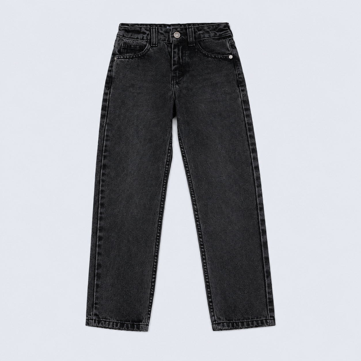 Jean niño clasico gris