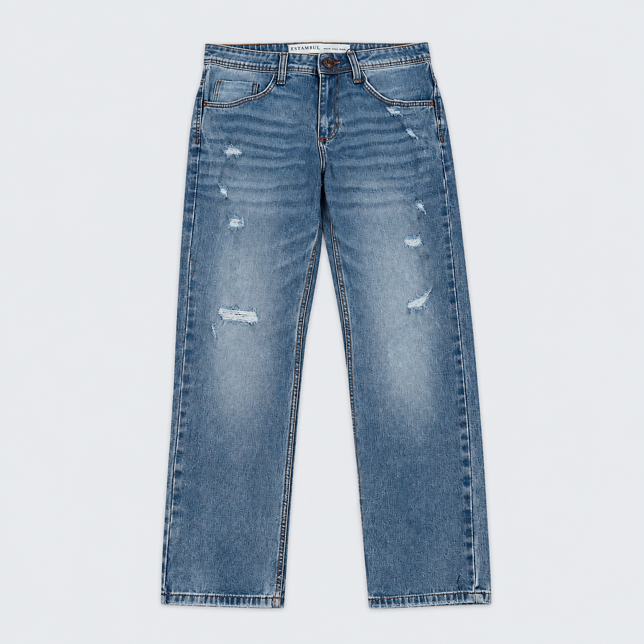 Jean hombre regular desgaste