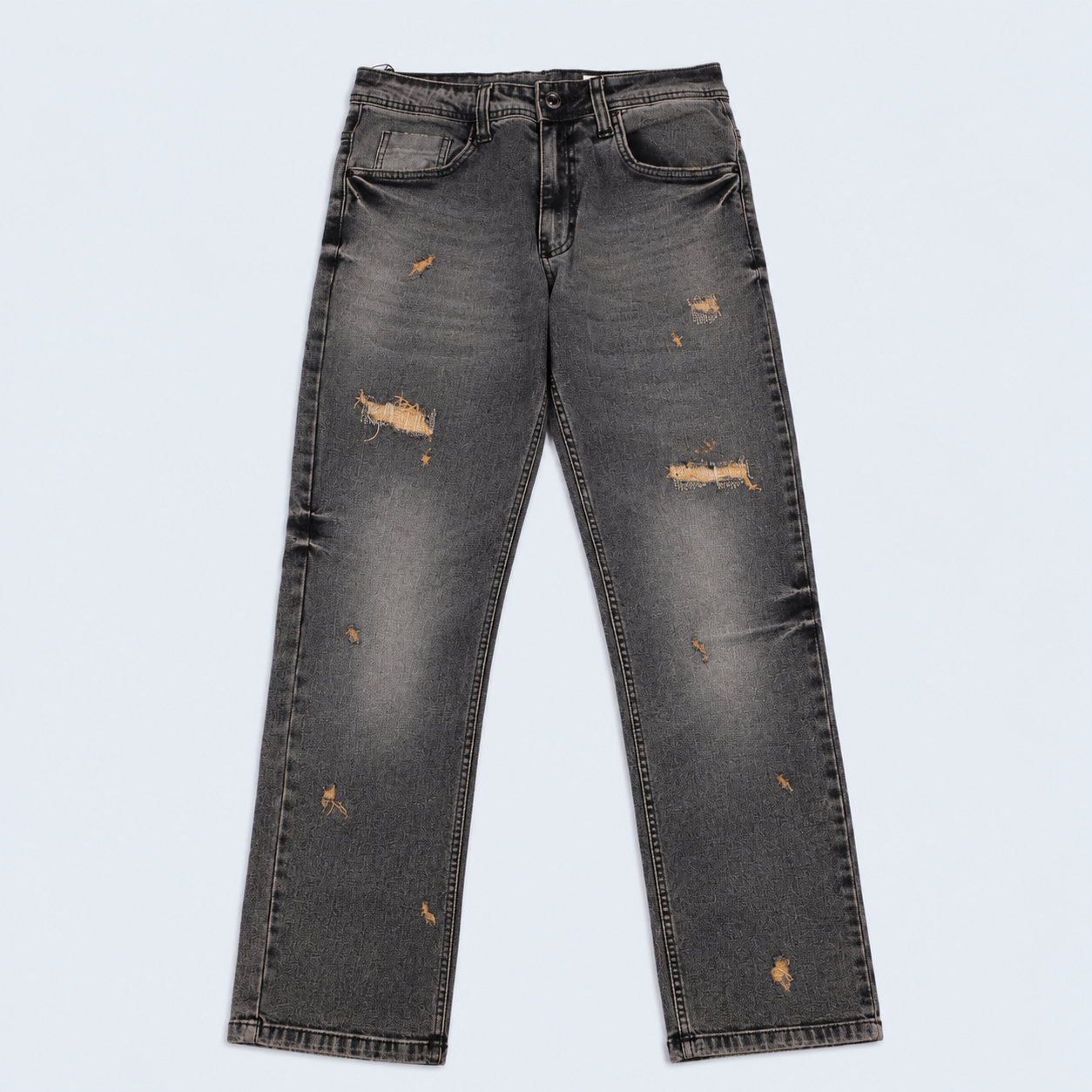 Jean hombre regular con rotos