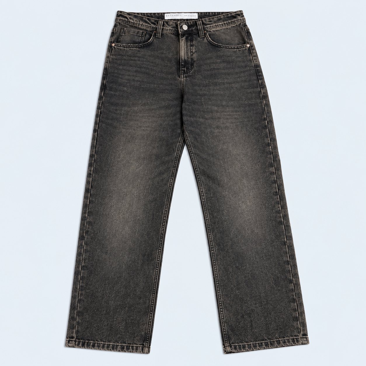 Jean hombre clasico negro claro