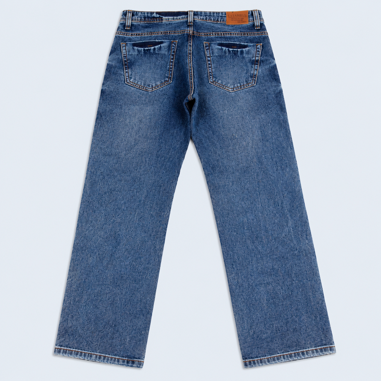 Jean hombre regular azul clasica