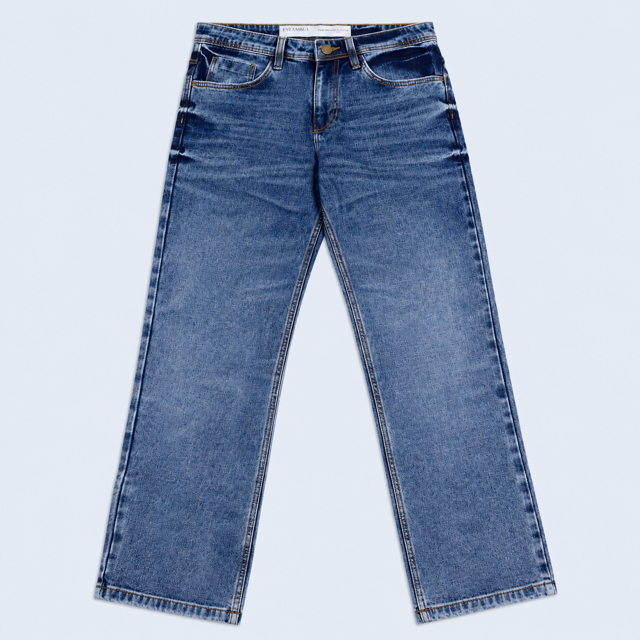 Jean hombre regular azul clasica
