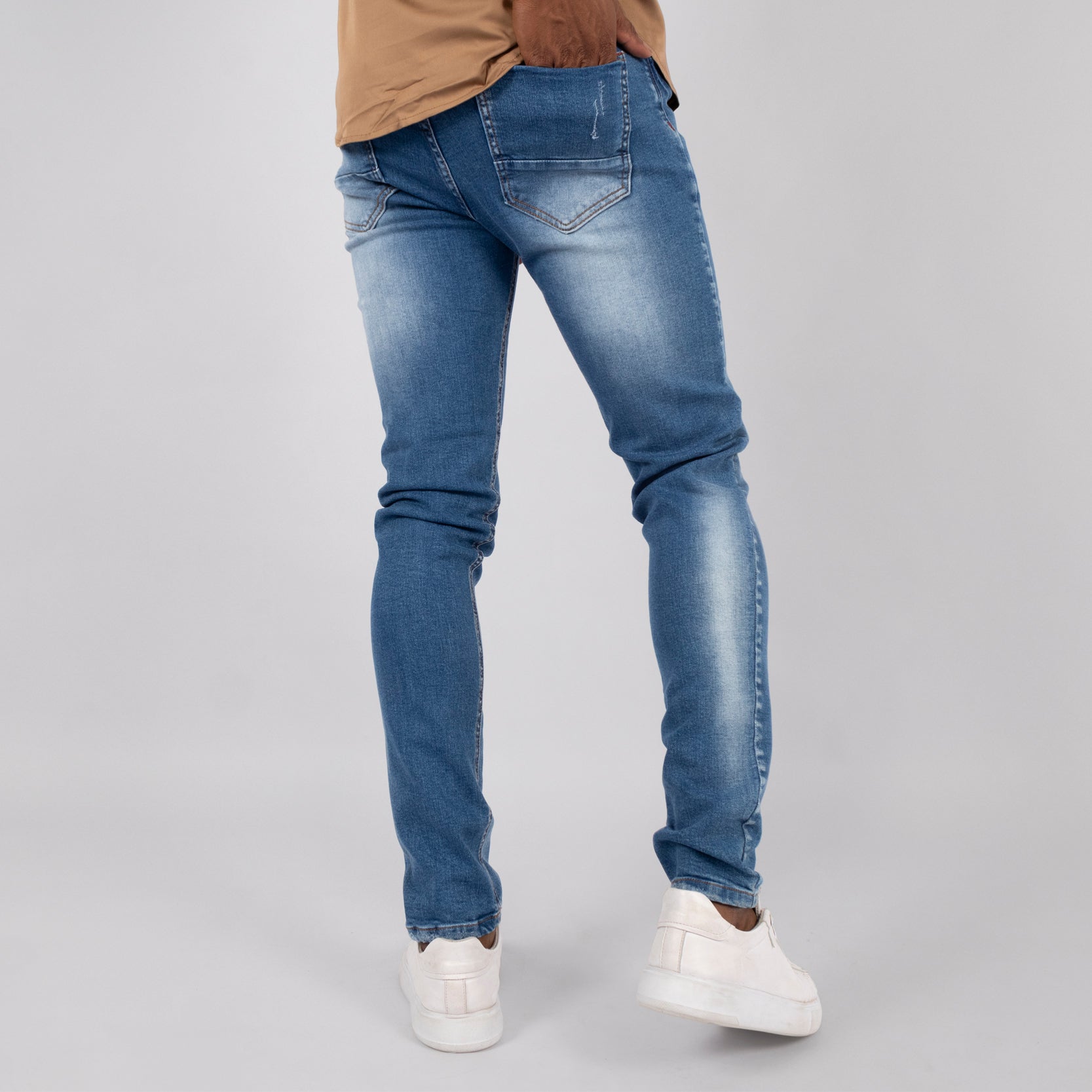 Jean hombre skinny Desgaste