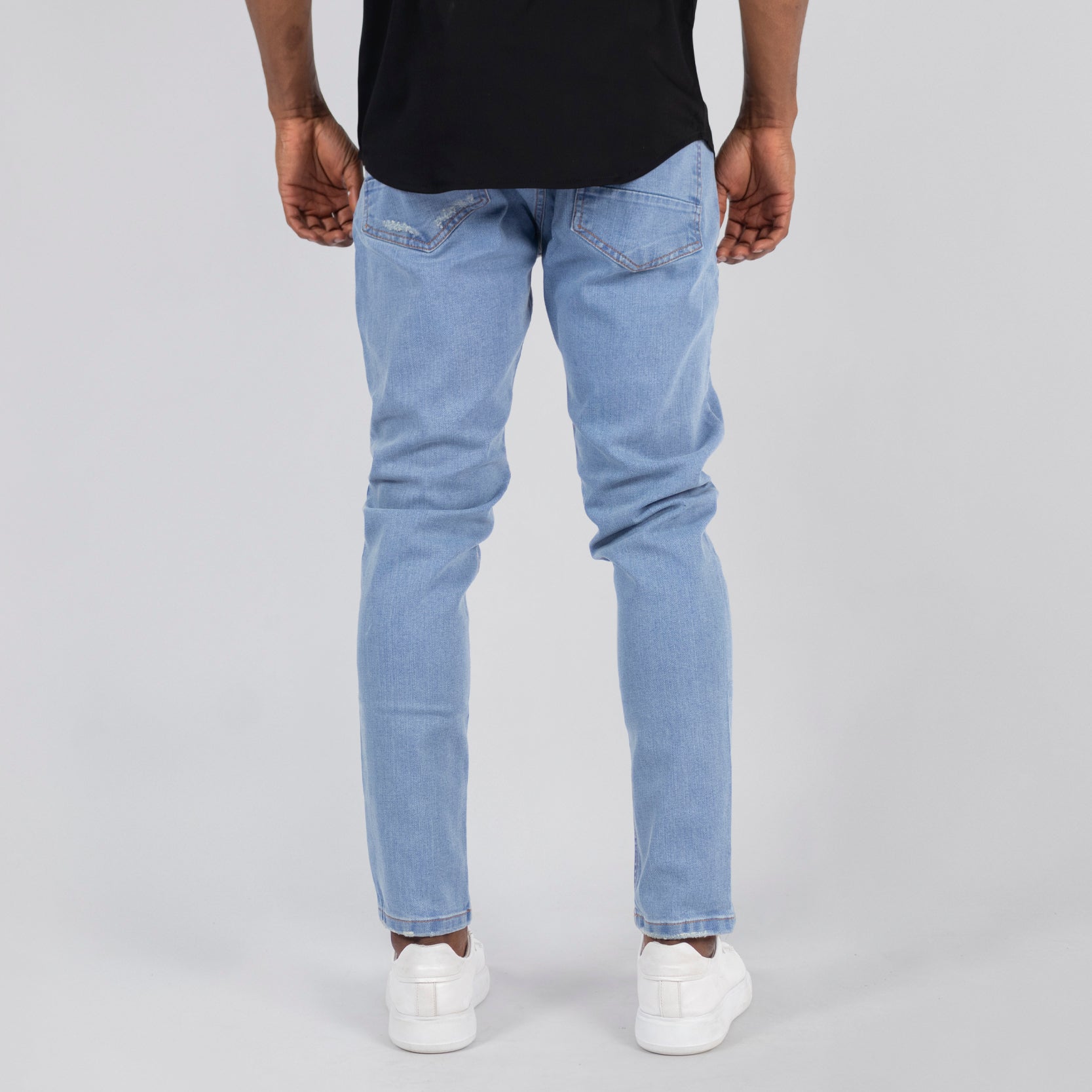 Jean hombre skinny azul medio