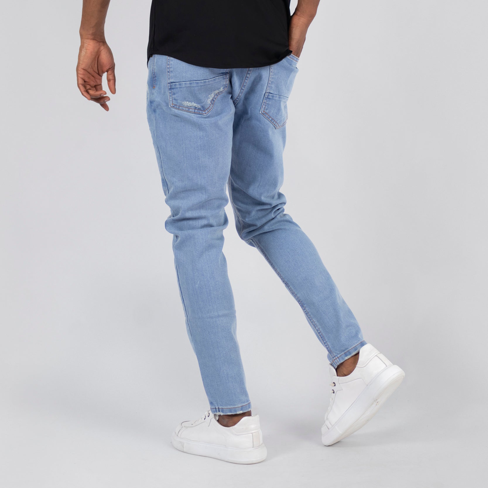 Jean hombre skinny azul medio