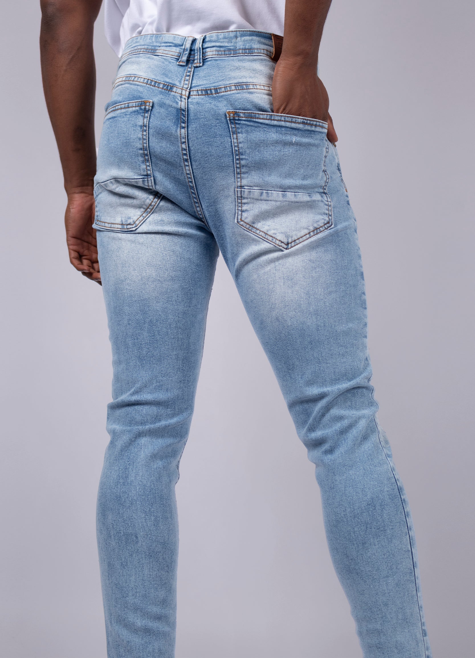 Jean hombre Skinny Claro