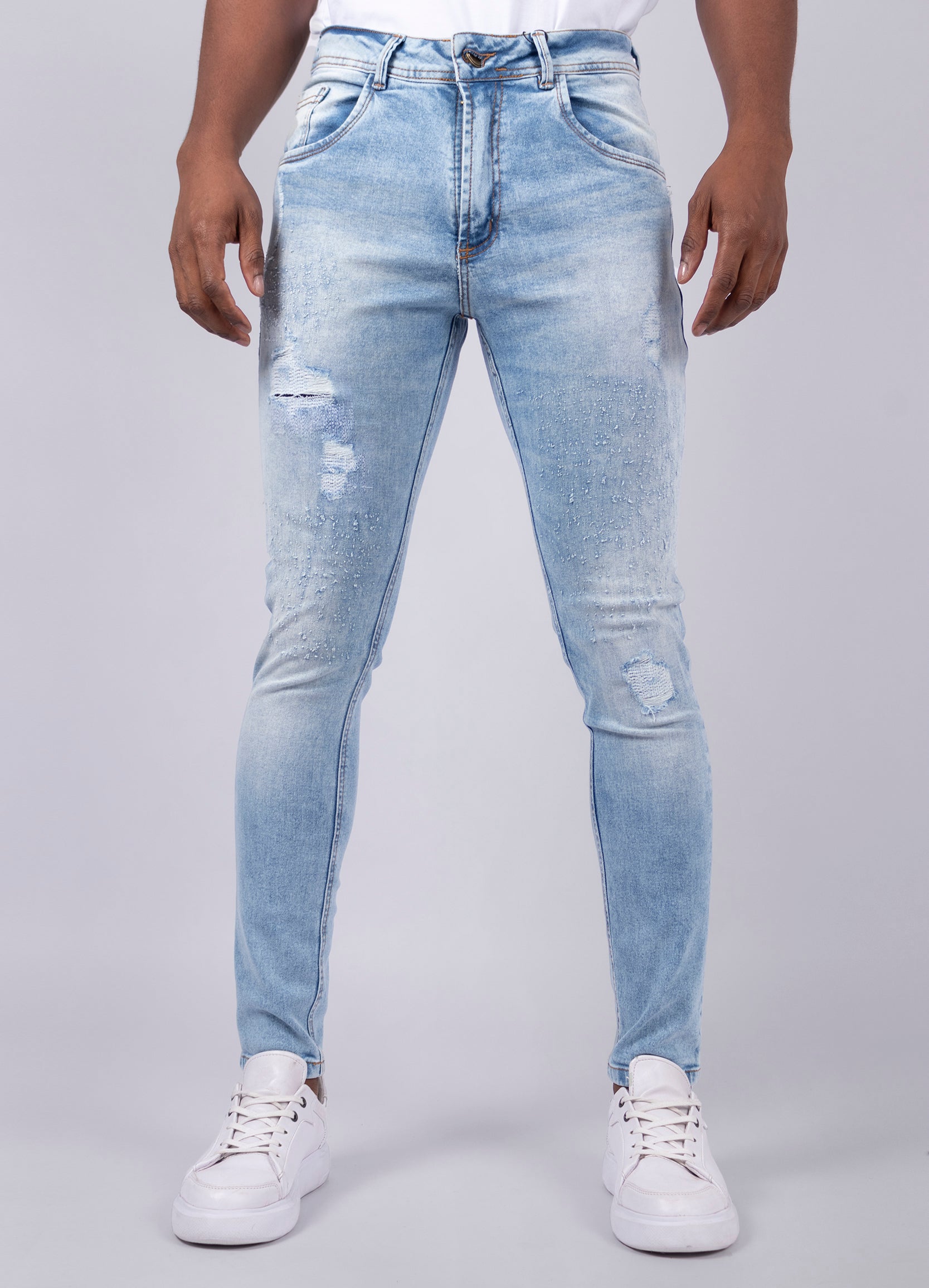 Jean hombre Skinny Claro