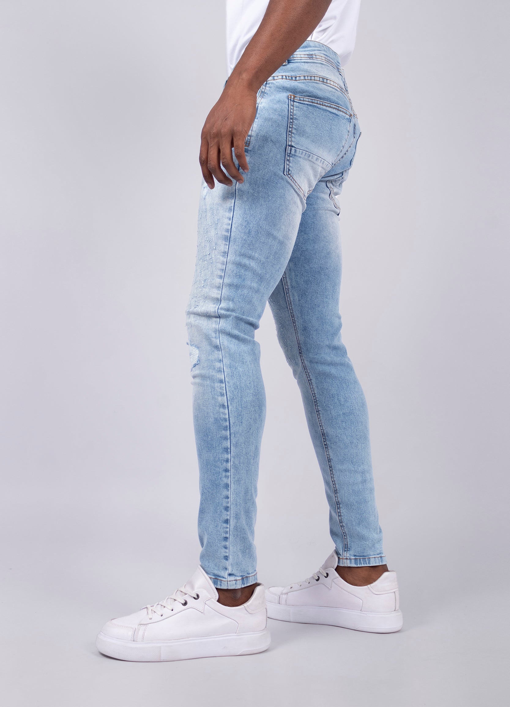 Jean hombre Skinny Claro