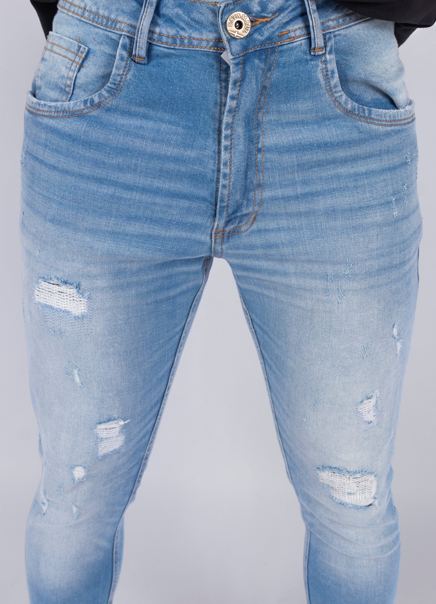 Jean hombre Skinny Chispas