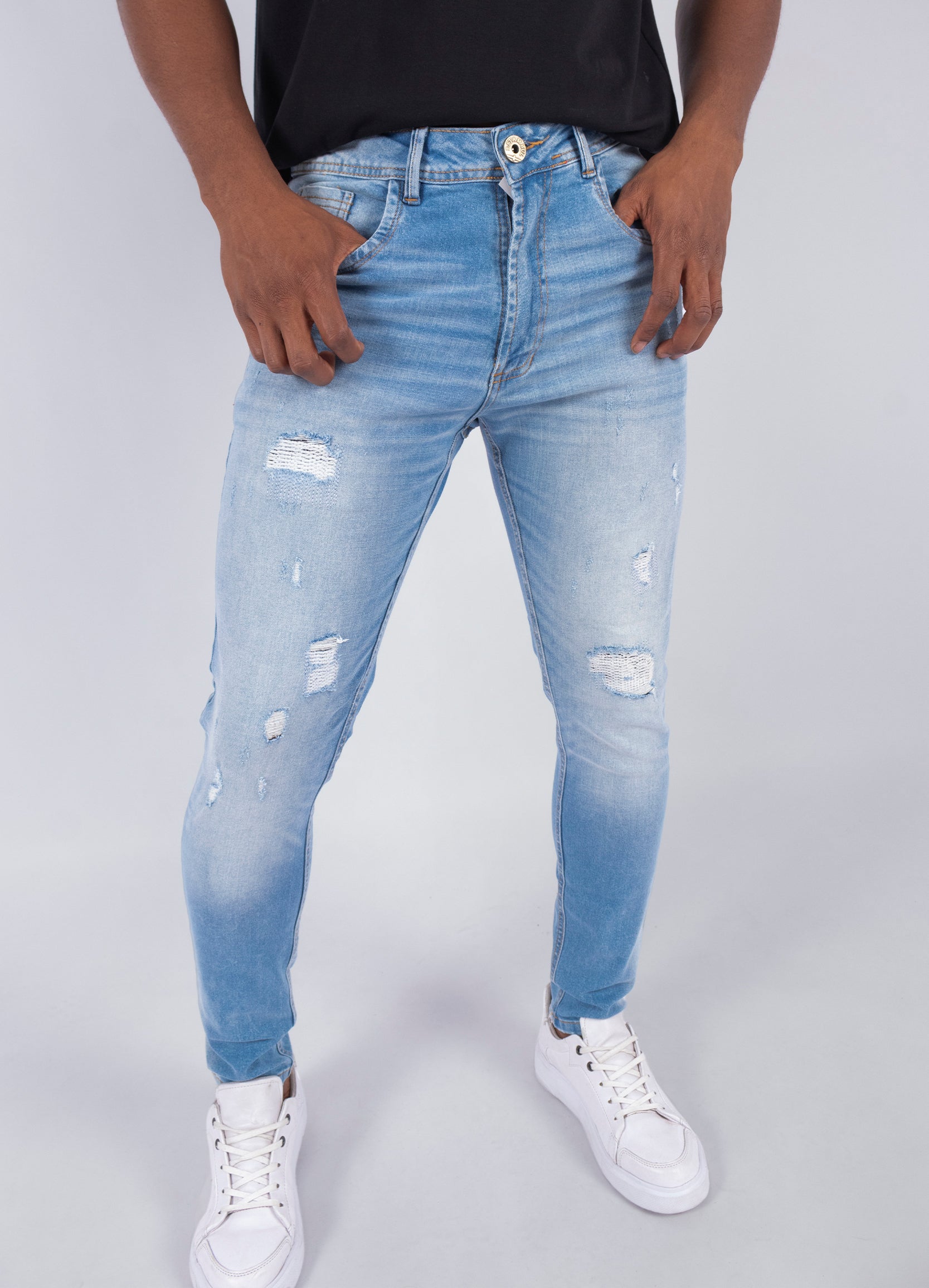 Jean hombre Skinny Chispas