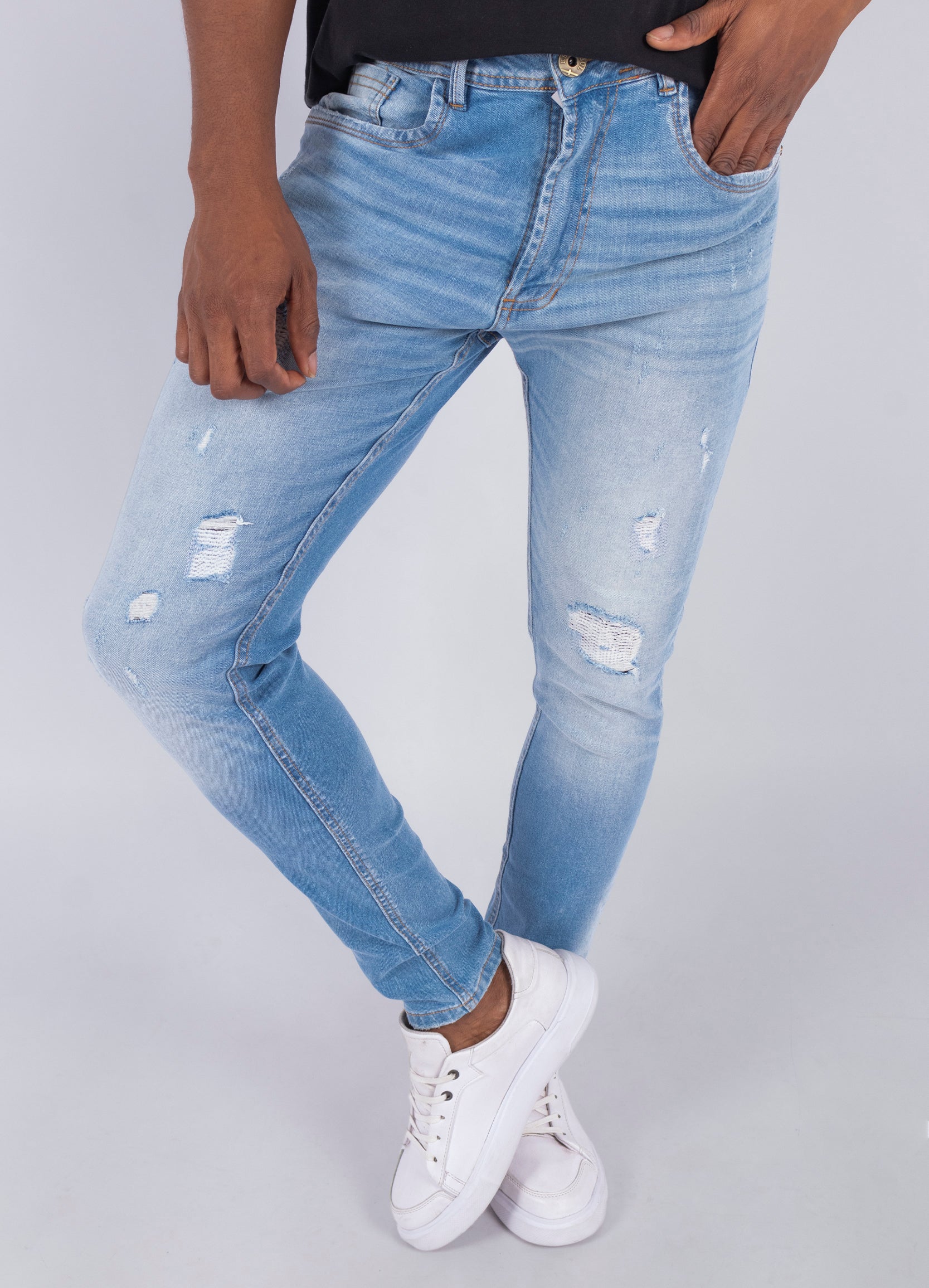 Jean hombre Skinny Chispas