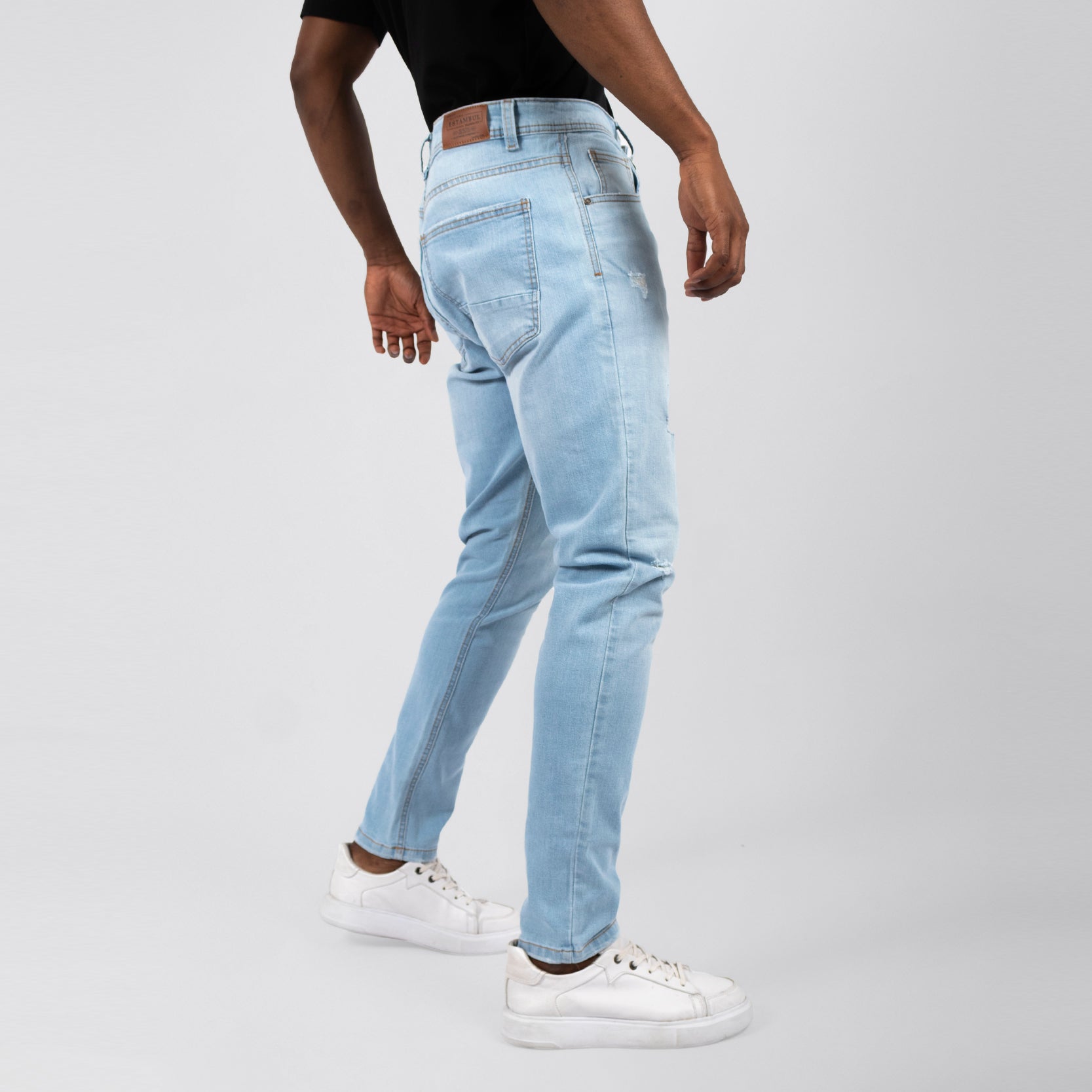 Jean hombre regular azul claro