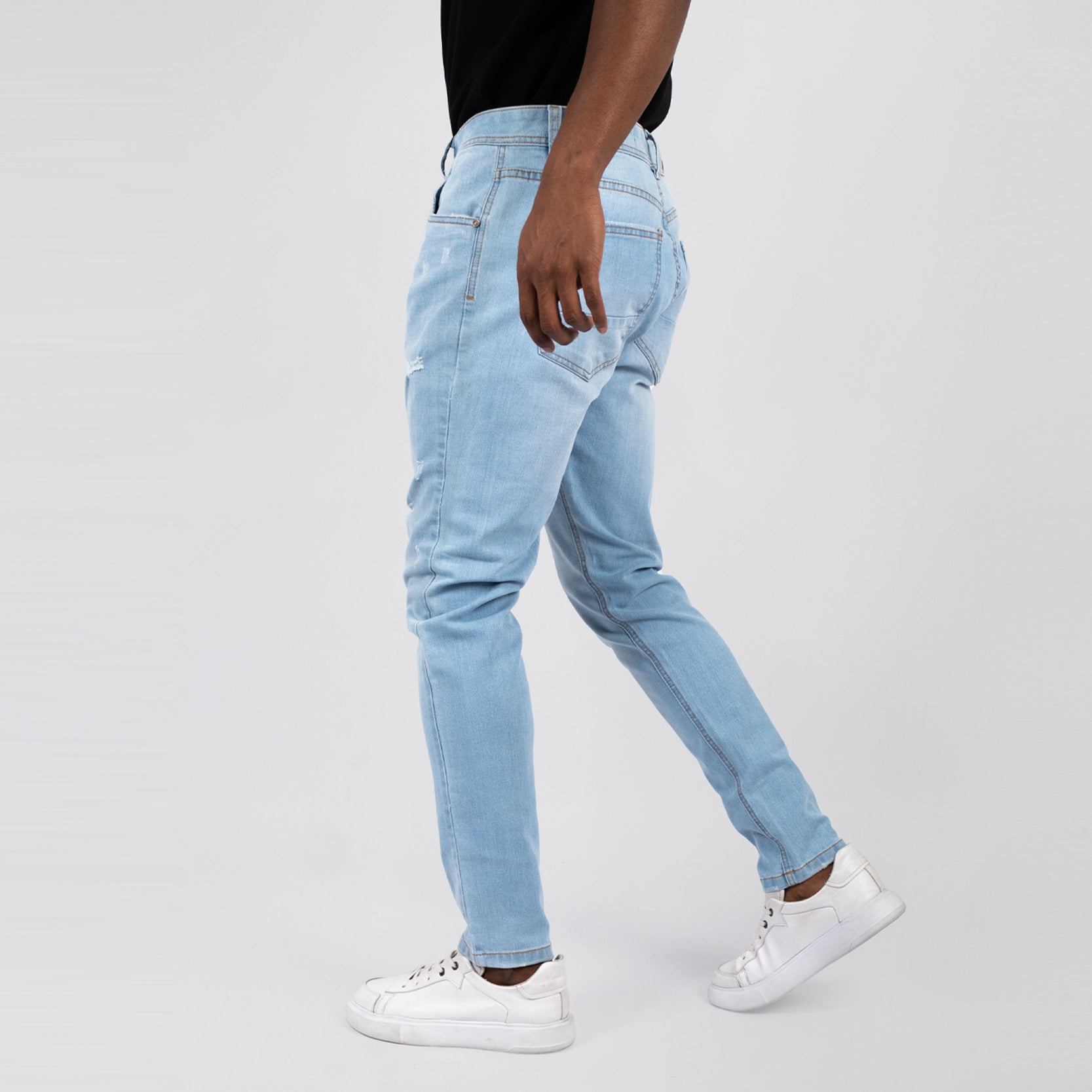 Jean hombre regular azul claro