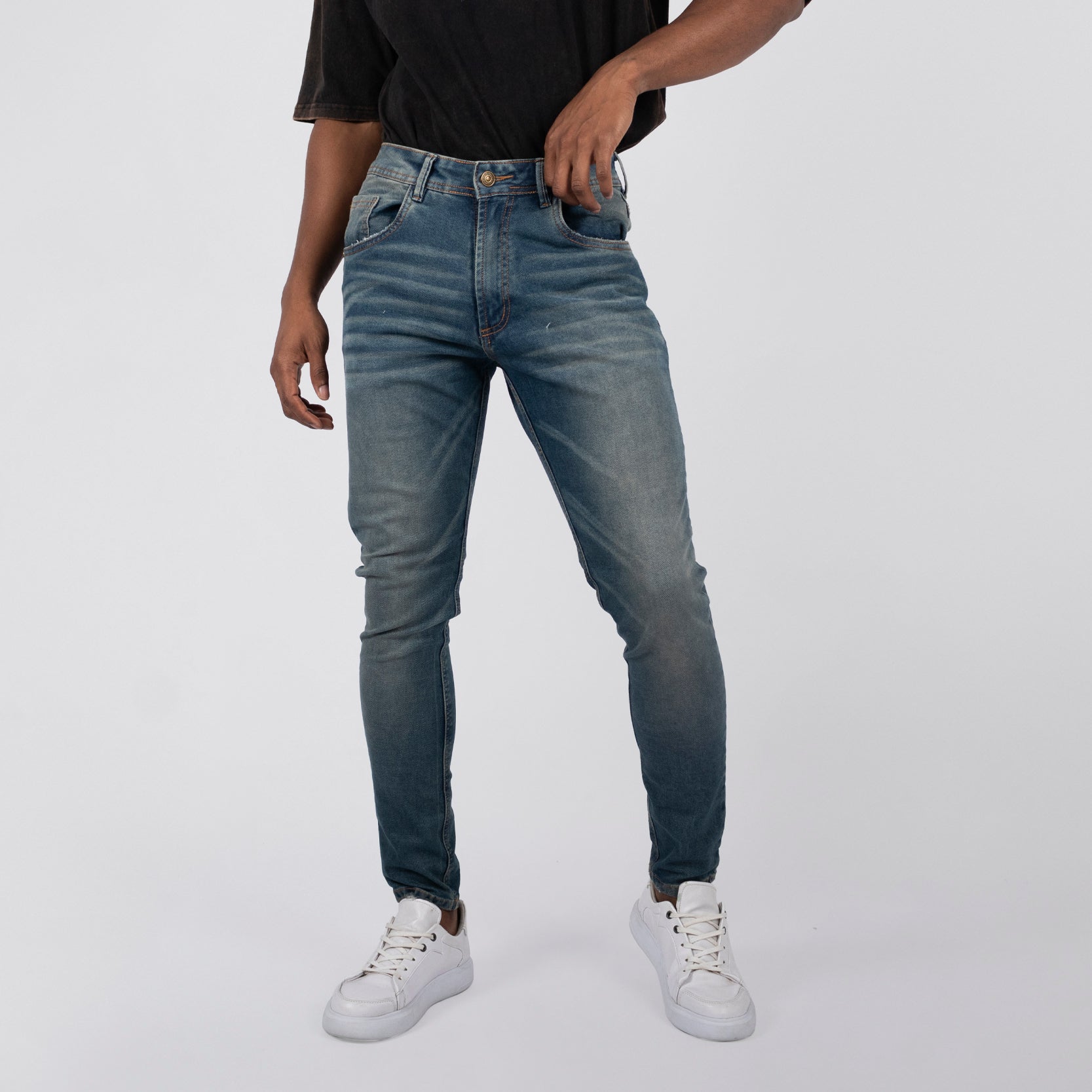 Jean hombre skinny proceso