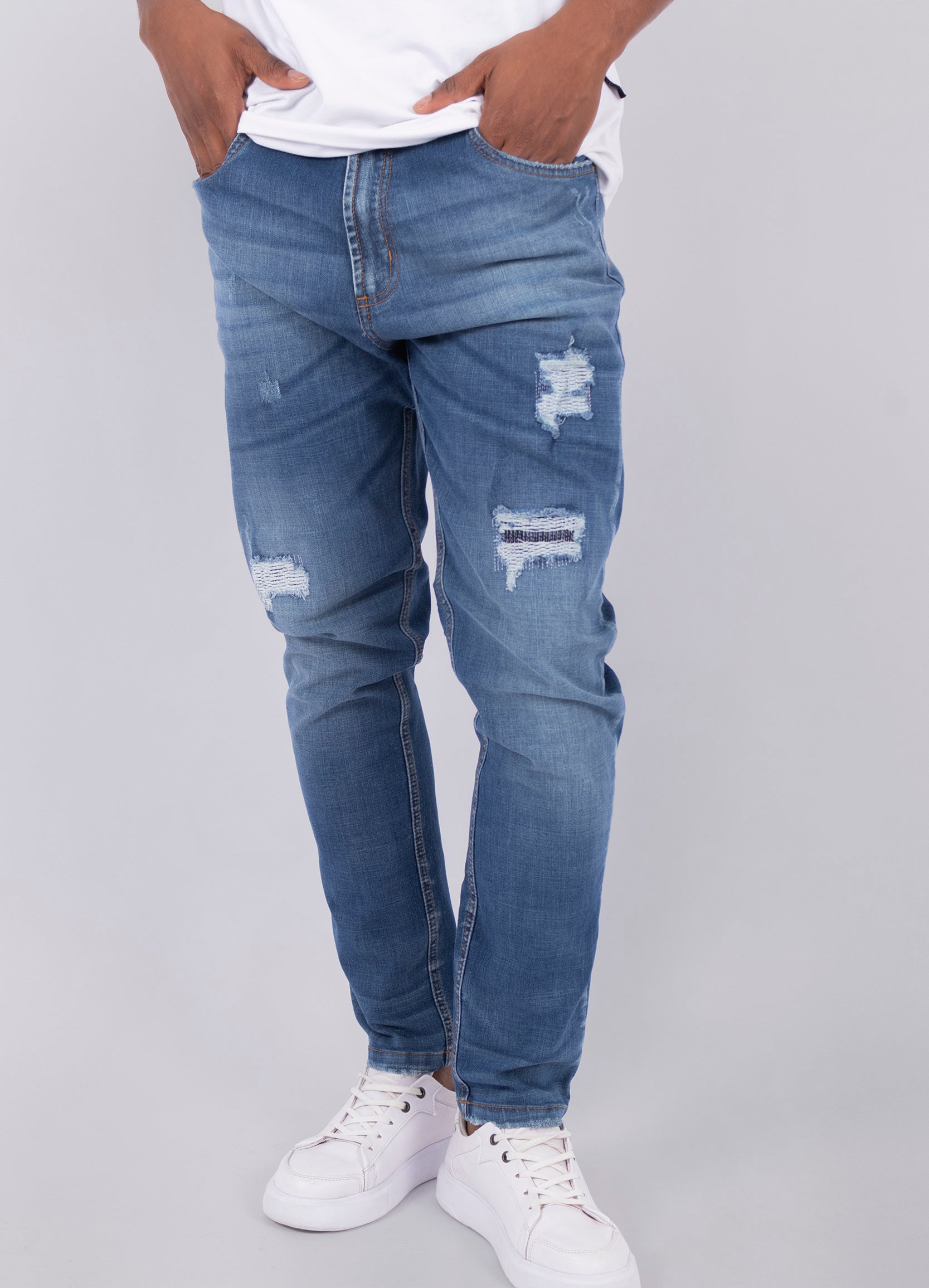Jean hombre Regular Azul