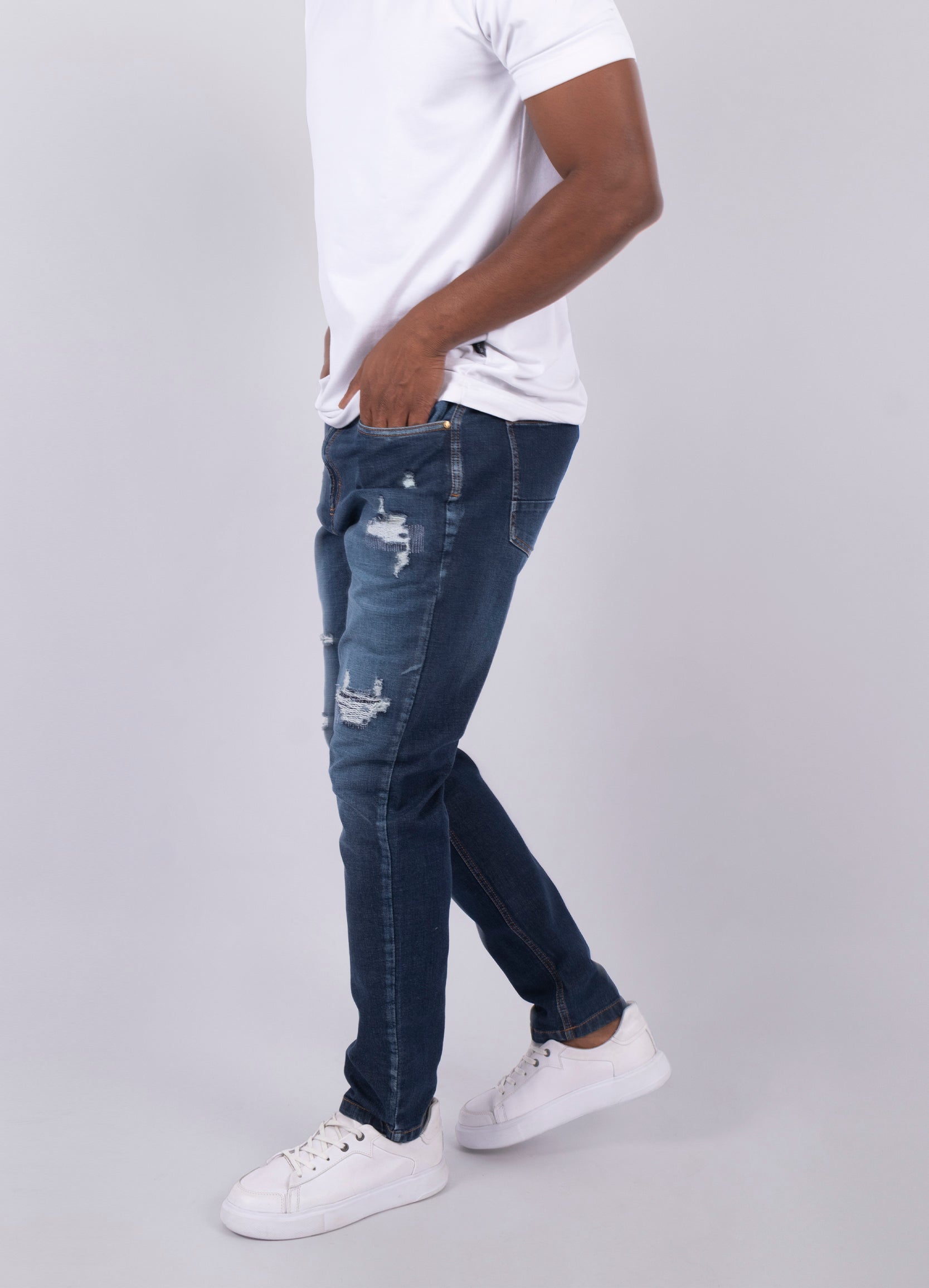 Jean hombre Skinny Rotos