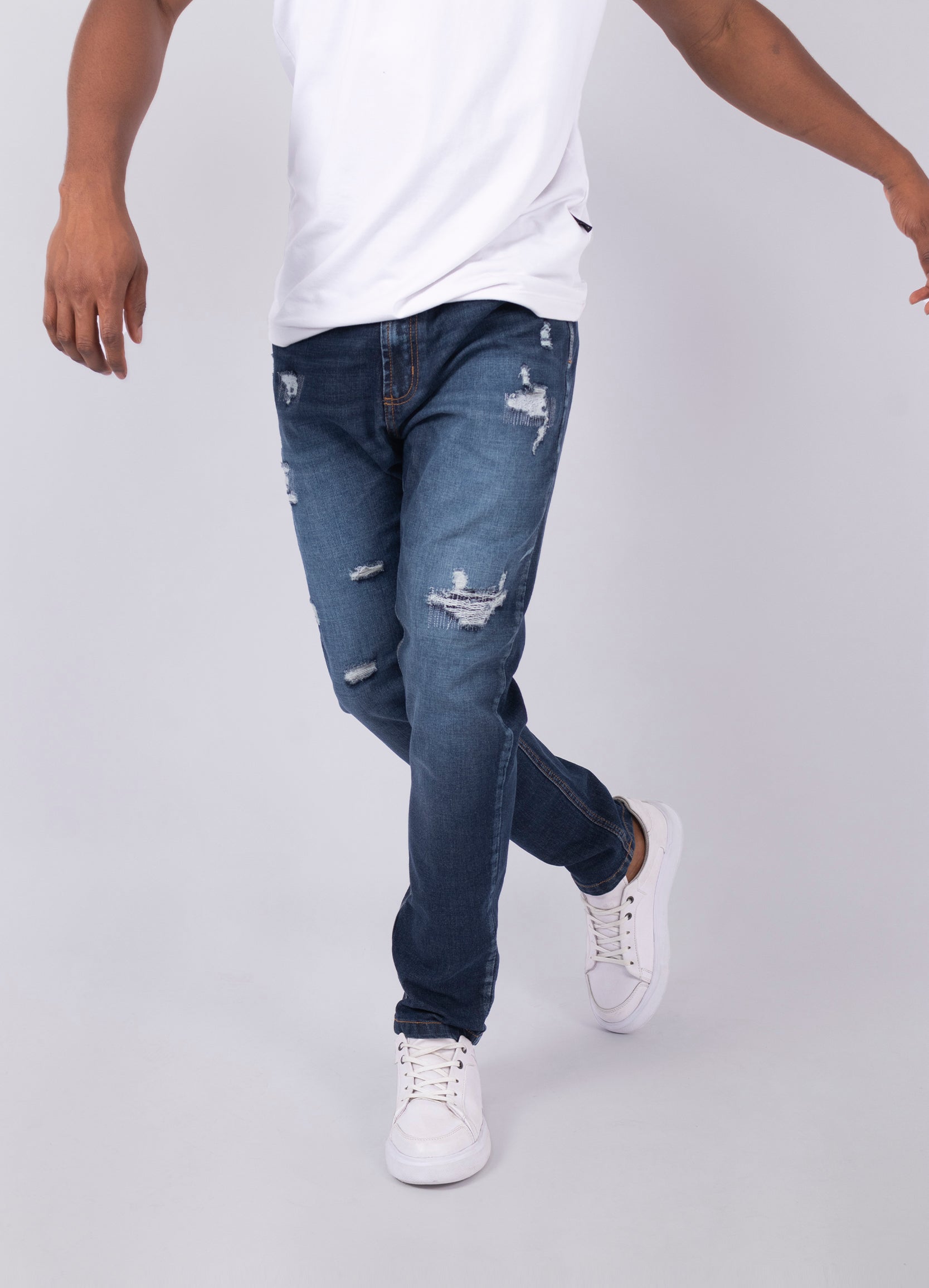 Jean hombre Skinny Rotos