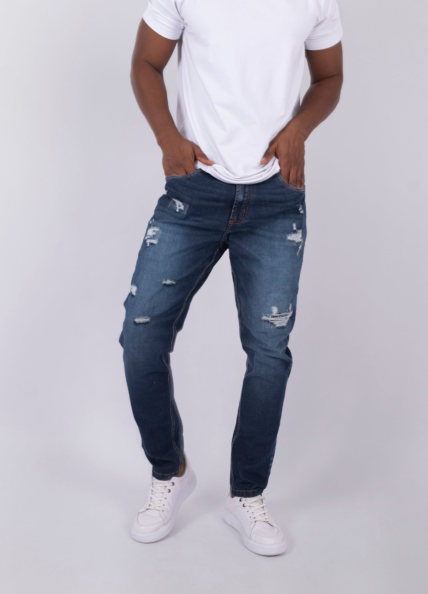 Jean hombre Skinny Rotos