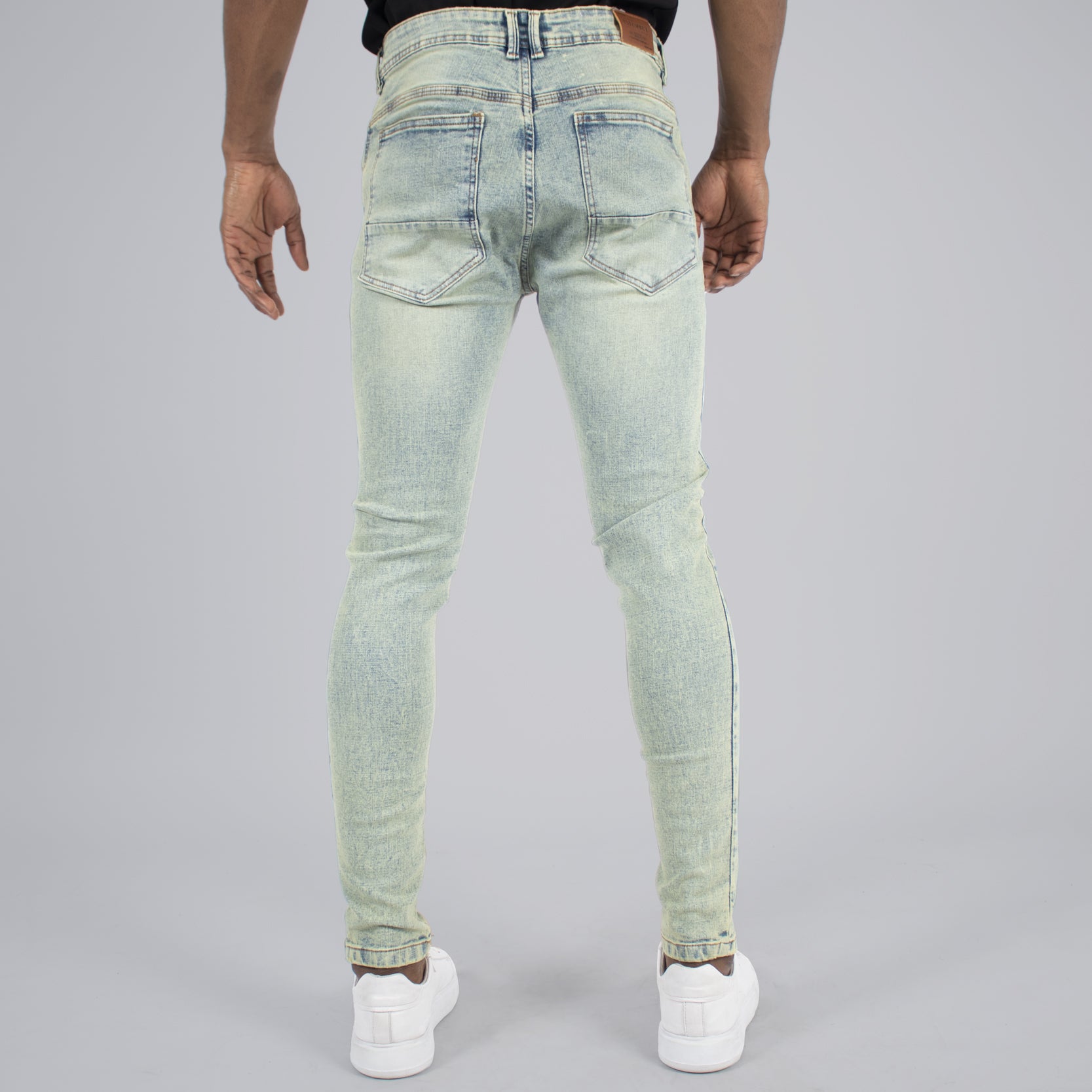 Jean hombre sky verdoso