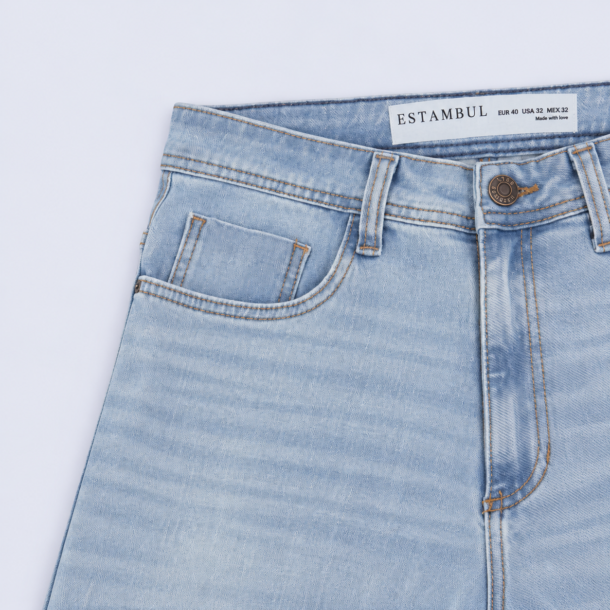 Jean hombre skinny claro