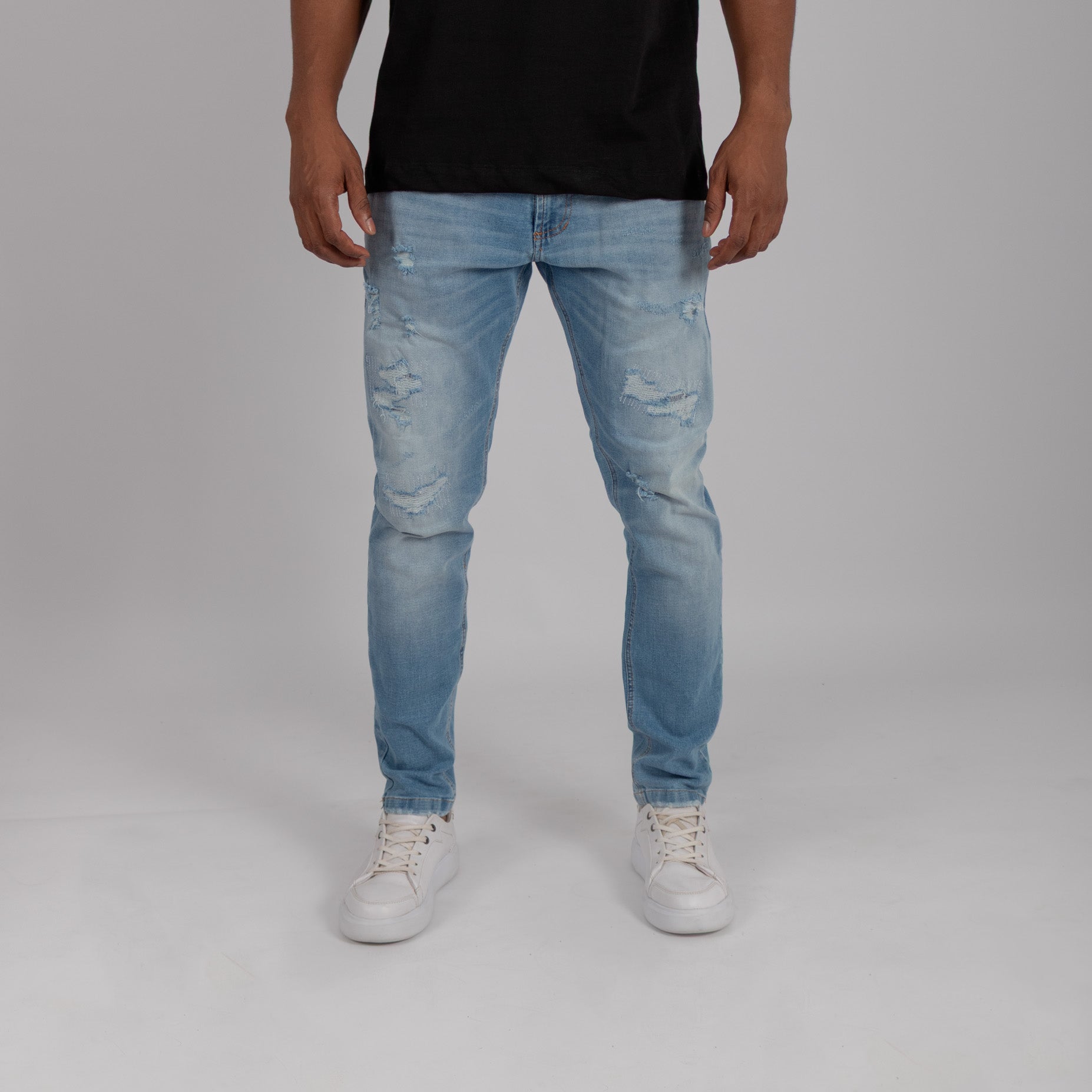 Jean hombre skinny azul