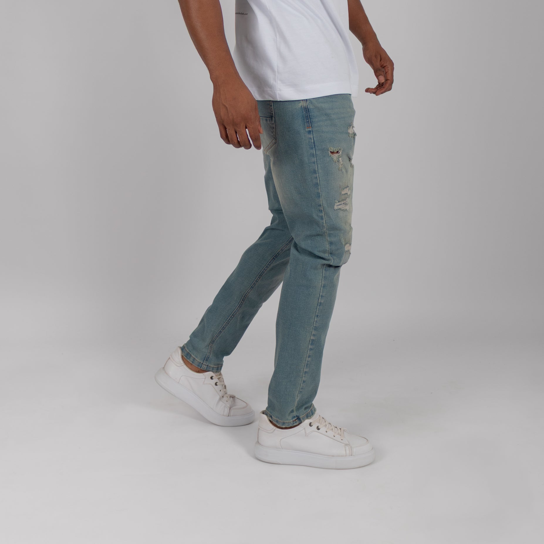 Jean hombre skinny gris