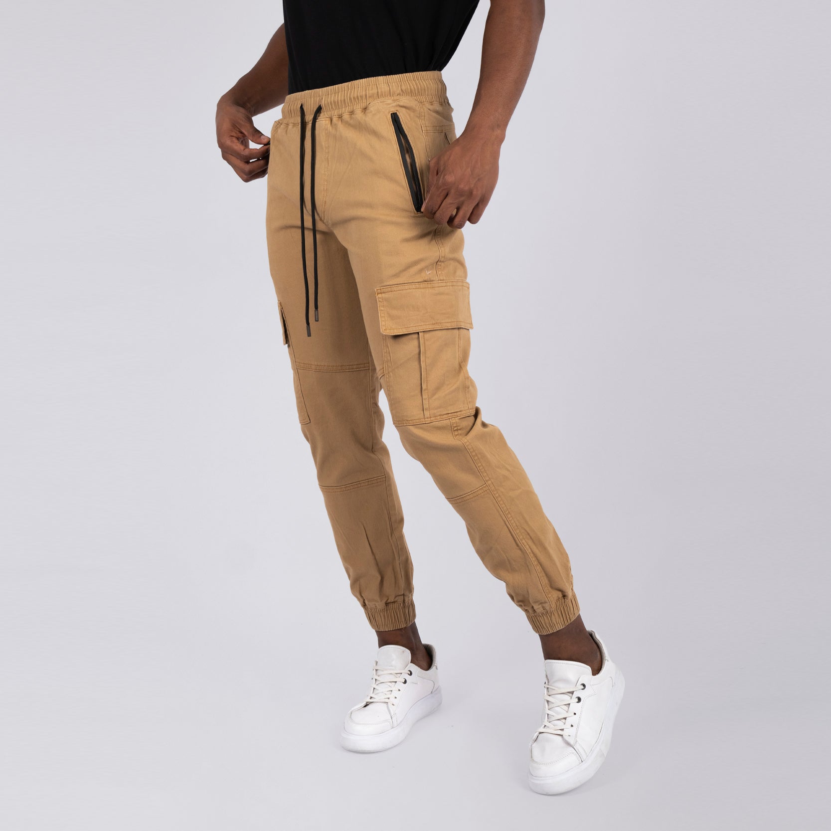 Jogger hombre camel