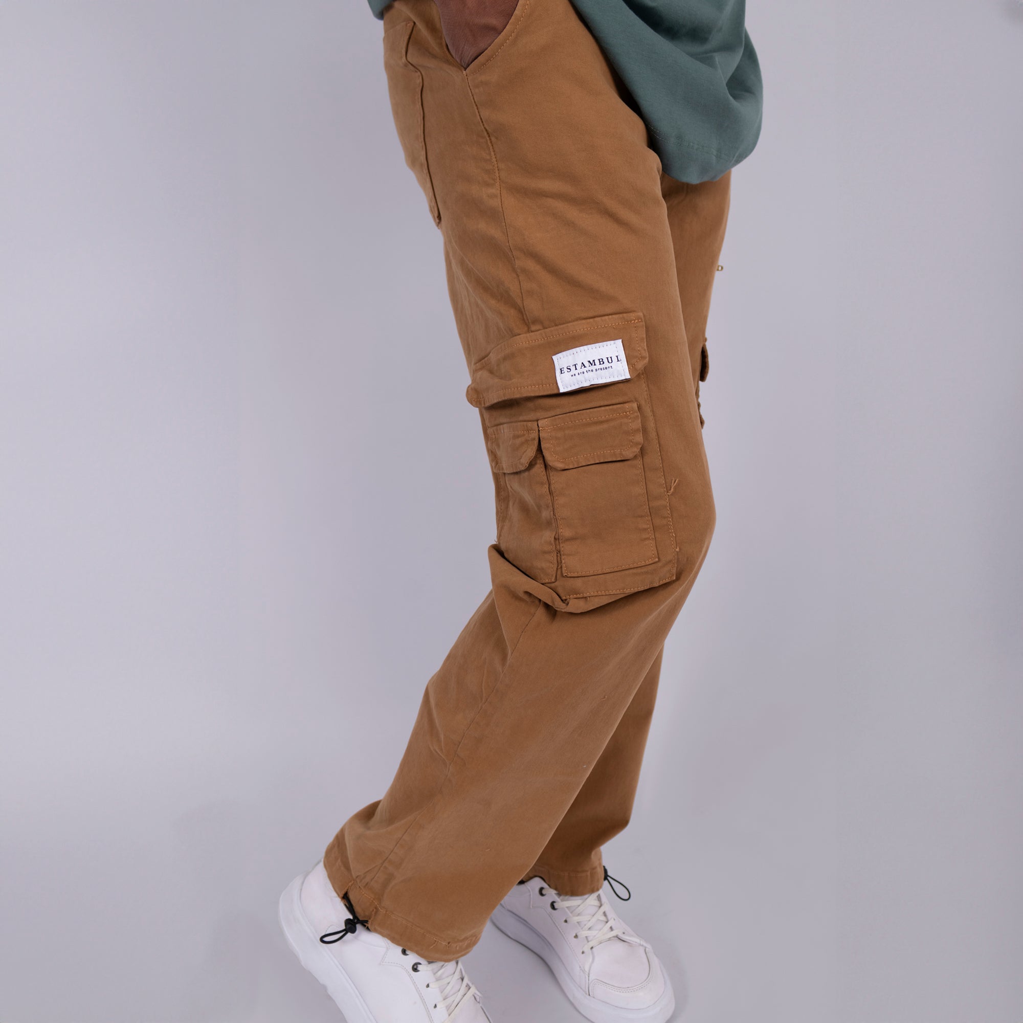Jogger hombre Cargo Camel