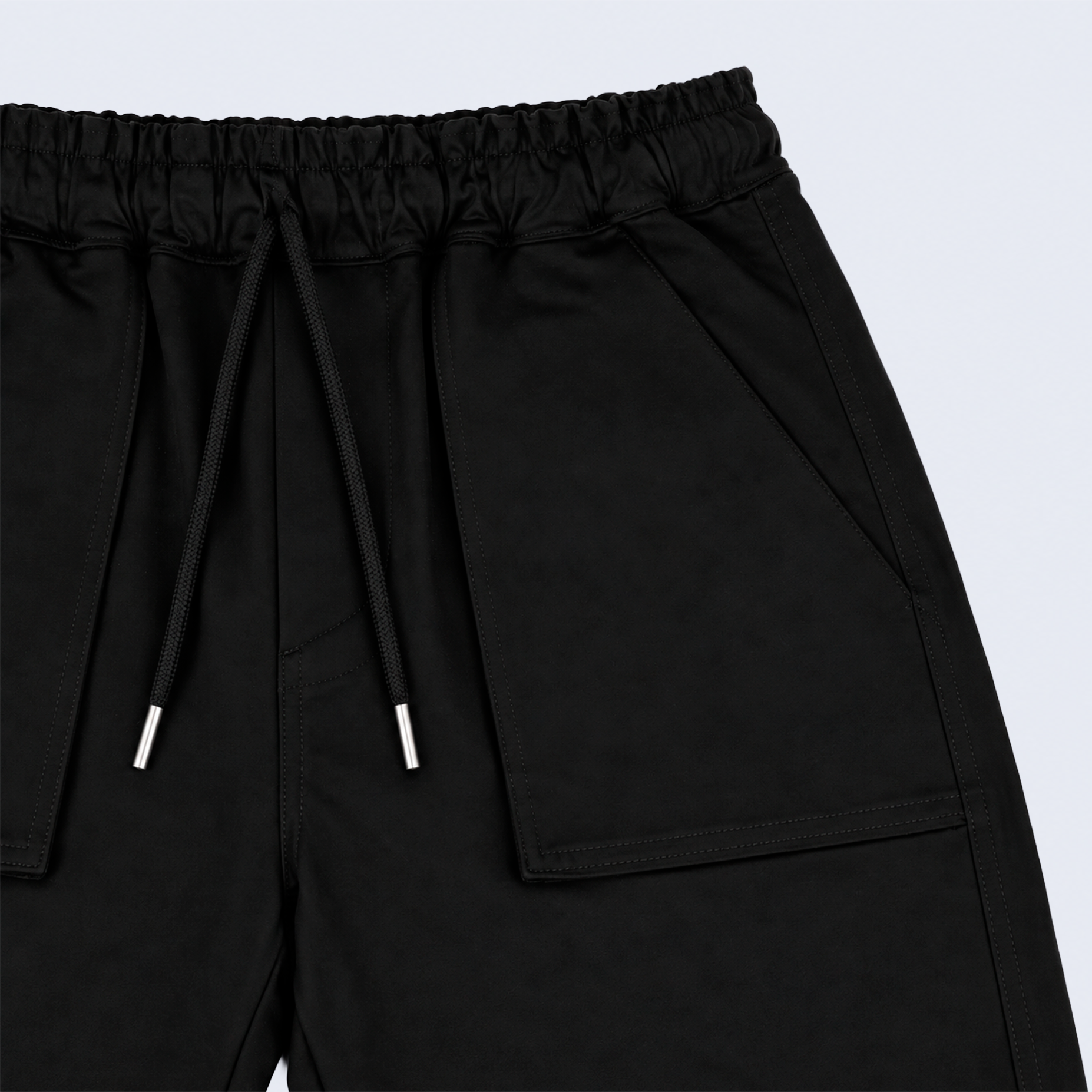Jogger hombre dril negro