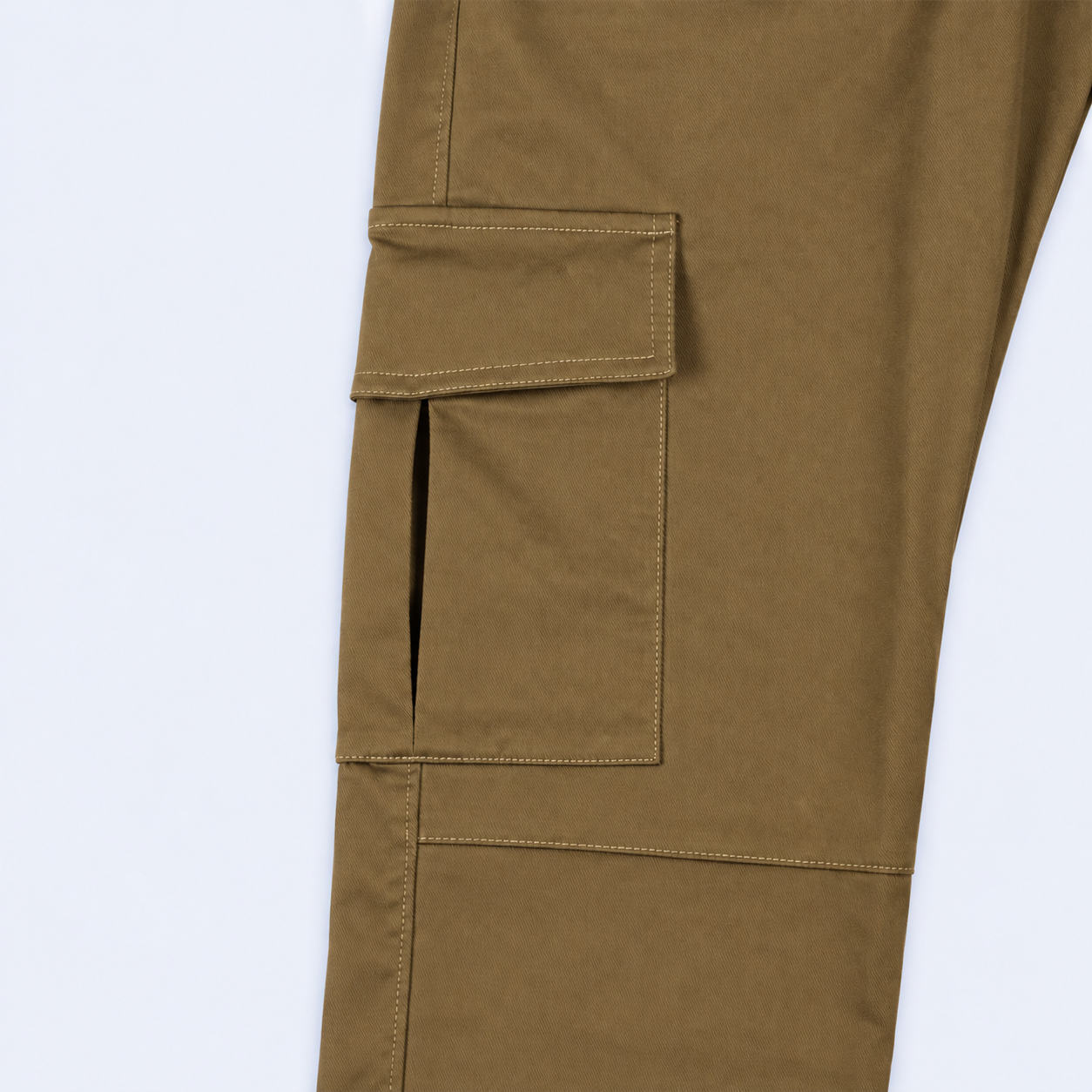 Jogger hombre dril camel