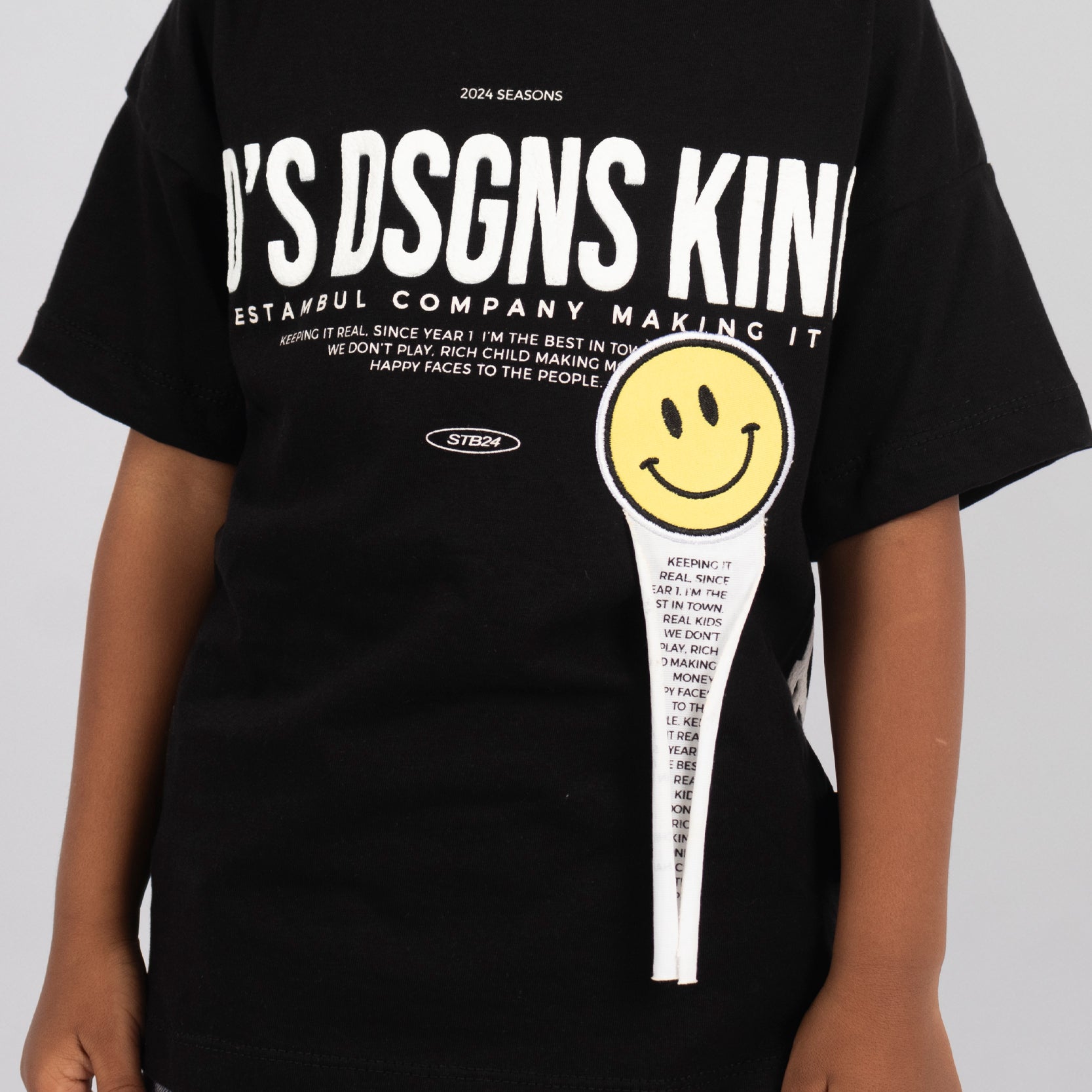 Oversize niño cara feliz