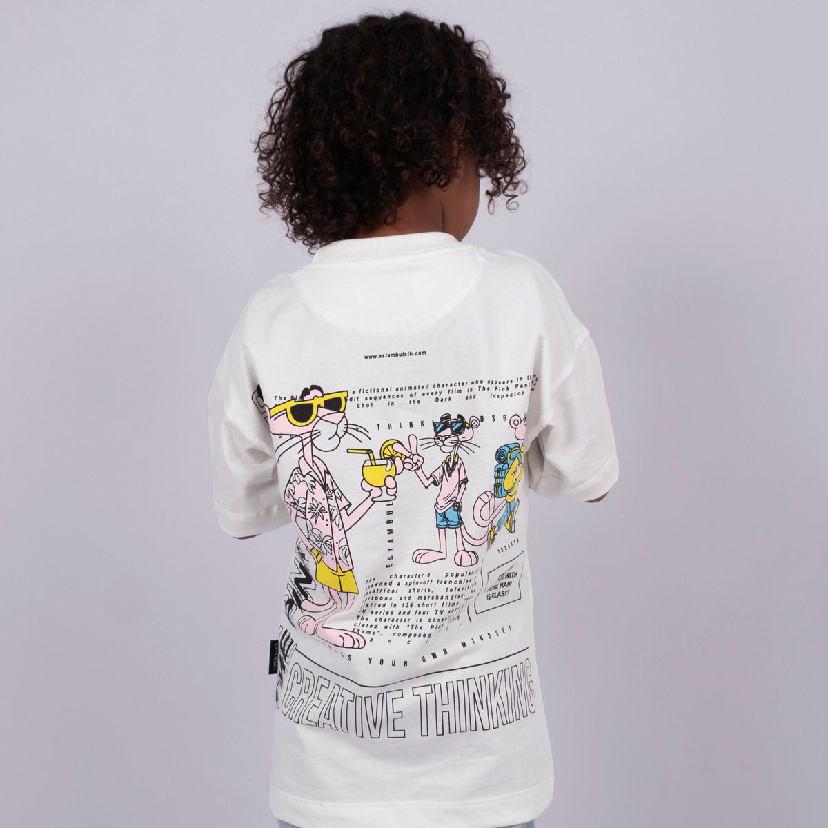 Oversize niño Pantera rosa
