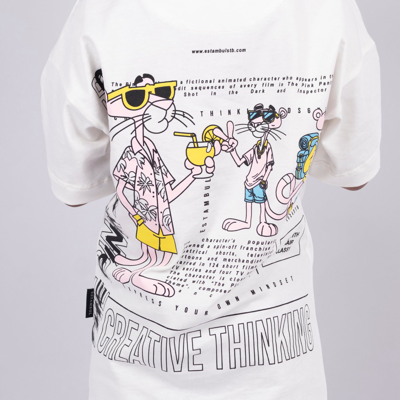 Oversize niño Pantera rosa