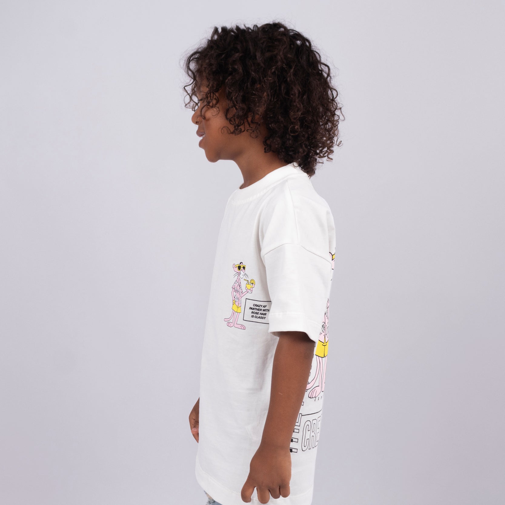 Oversize niño Pantera rosa