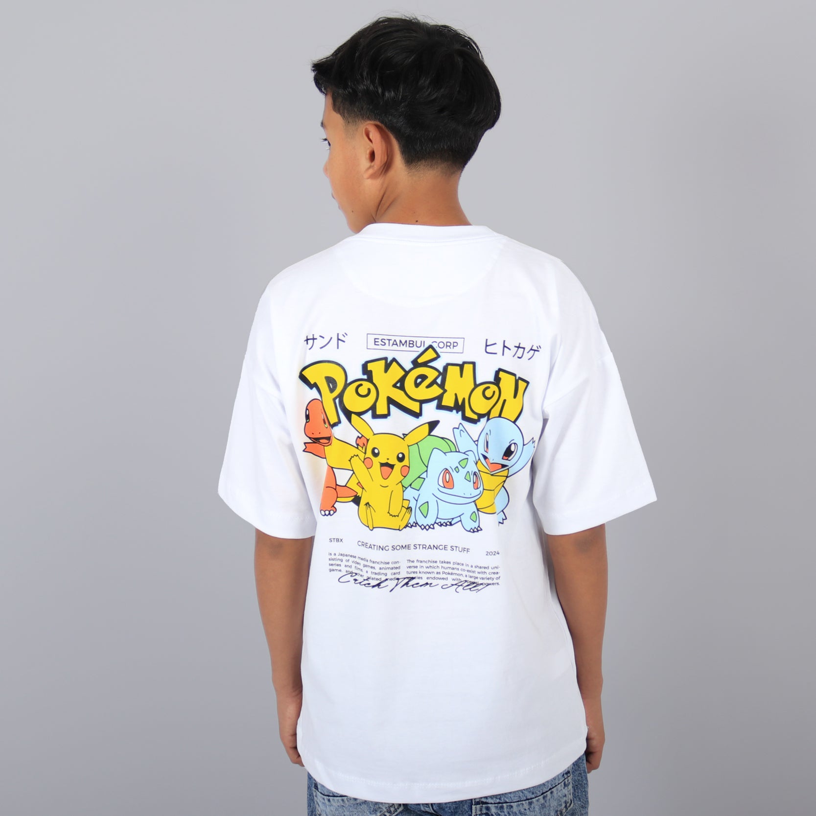 Oversize niño pokemon