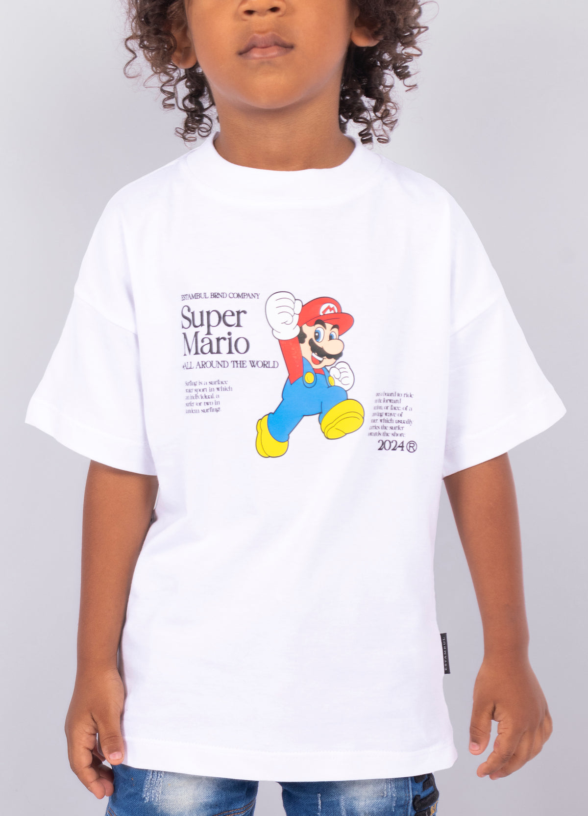 Oversize niño Mario Bros