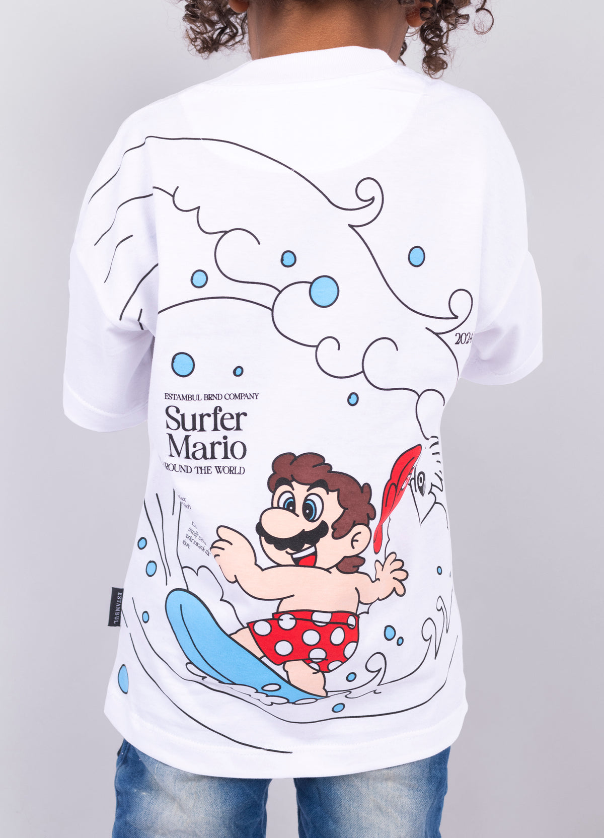 Oversize niño Mario Bros