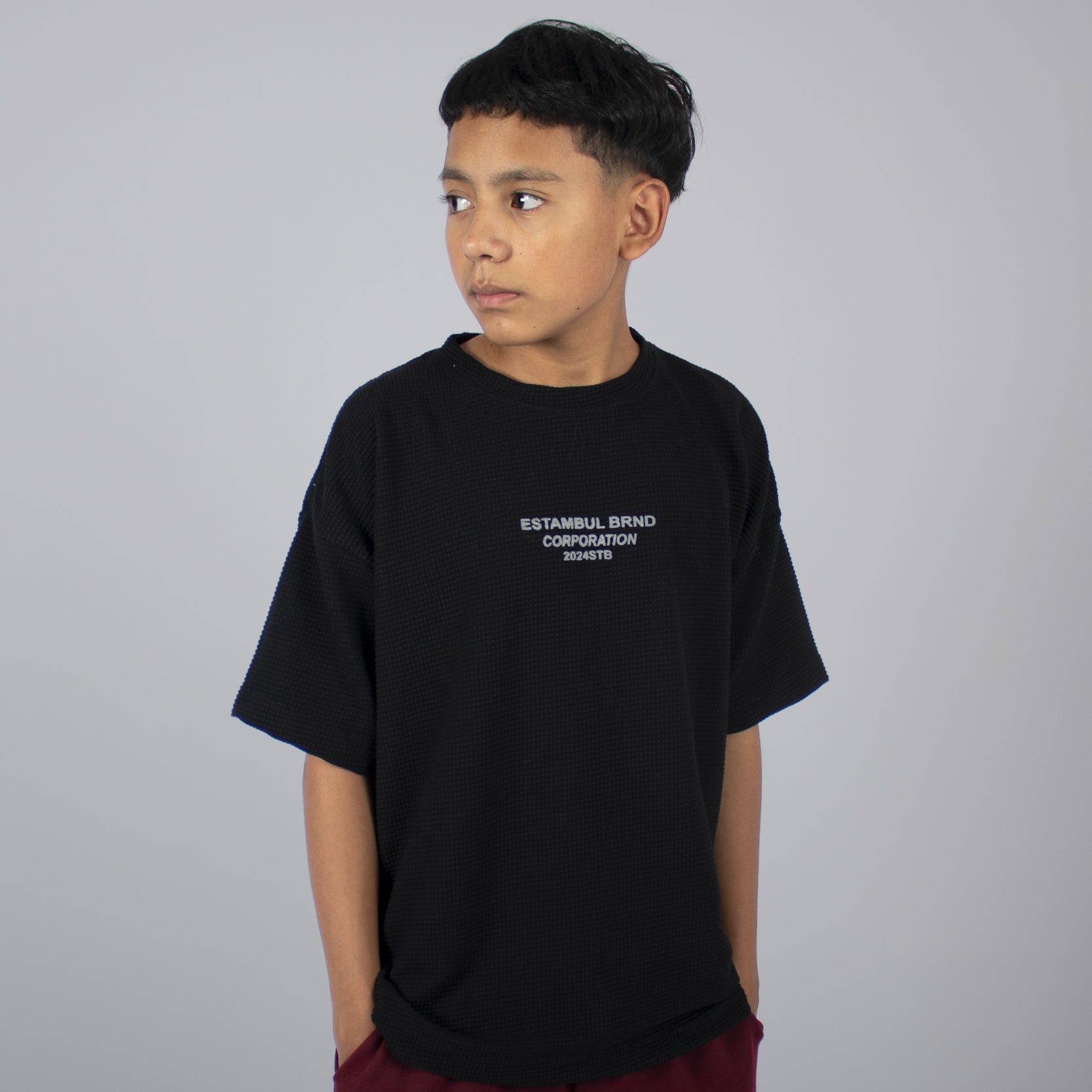 Oversize niño textura makins